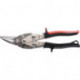 Cisaille à chantourner D16L longueur 240 mm à gauche acier max. 1,2 mm acier inoxydable max. 1 mm ERDI