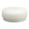 Tête de maillet à frappe amortie D. de la tête 40 mm nylon blanc dur