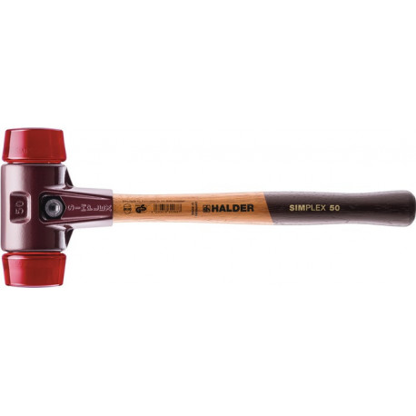 Maillet à frappe amortie SIMPLEX longueur 330 mm D. de la tête 40 mm dur bois pl