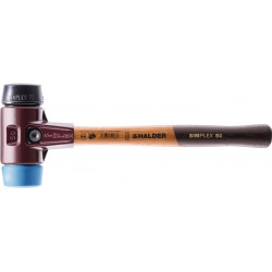 Maillet à frappe amortie SIMPLEX longueur 330 mm D. de la tête 40 mm tendre/mi-d