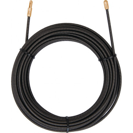 Hélice d'amorce Quadroflex longueur totale 20 m D. 4 mm avec oeillet et tête chercheuse câble en acier CABERE