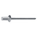 Rivet aveugle étanche CAP tige de rivet D. x l 3,2 x 6 mm cuivre/acier 500 pièce GESIPA (Par 500)