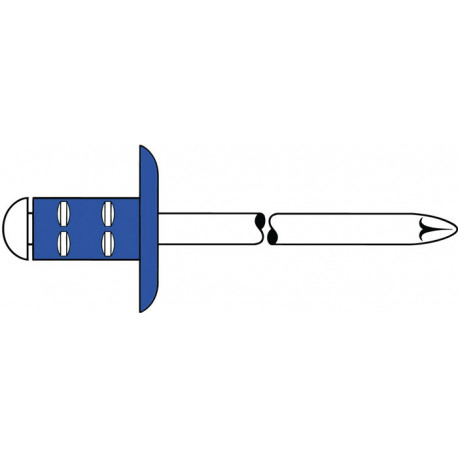 Rivet POP PolyGrip® tige de rivet D. x l 48 x 10 mm acier/acier 500 pièce GESIP (Par 500)