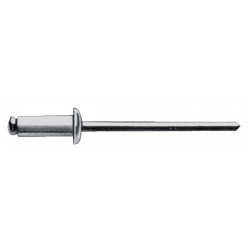 Rivet POP tige de rivet D. x l 64 x 8 mm acier/acier 250 pièce GESIPA (Par 250)