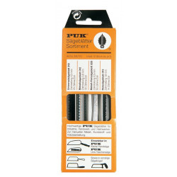 Assortiment de lames de scie 390170 12 pièces universel, métal, bois, métal (fin) PUK