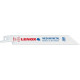 Lame de scie sabre 618R longueur 152 mm largeur 19 mm graduation de dent TPI 18