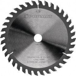 Lame pour scie circulaire de précision D. ext. 230 mm nombre de dents 64 WZ perç