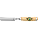 Gouge largeur de lame 30 mm av 2 viroles acier manche en hêtre blanc forme Ulm K