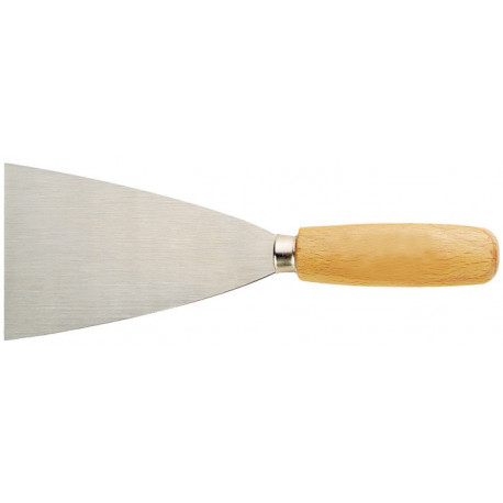 Spatule de peintre Professional largeur 30 mm fin poli bois plat et ovale TRUFA