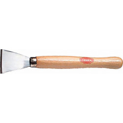 Spatule à rouille largeur 60 mm fin poli bois rond TRUFA