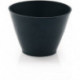 Creuset à plâtre H. 130 mm D. haut : 125/en bas : 90 mm conique pour laque cellulosique caoutchouc noir