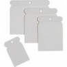 Jeu de spatules japonaises 4 pièces plastique 1 spatule de chaque 50/80/100/120 mm dans un sachet transparent