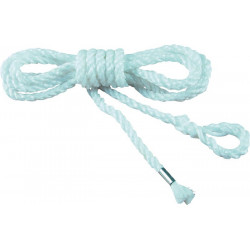 Corde d'échafaudage longueur 3,0 m, D. 9 mm polypropylène blanc BRAUN