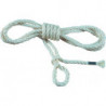 Corde d'échafaudage longueur 30 m D. 9 mm sisal fibres naturelles nature BRAU