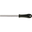 Lime à carrelage HUFA 270 mm demi-rond revêtu carbure HUFA