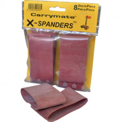 Caoutchouc de rechange X-Spander adapté à portes-panneaux Carrymate 8 pièce CARRYMATE