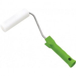 Rouleau laqueur largeur 100 mm longueur d’étrier 280 mm mousse fine avec étrier D. d’étrier 6 mm