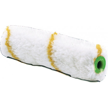 Rouleau de petites surfaces fil jaune largeur 100 mm hauteur de poil 12 mm D. du coeur 15 mm 10 pièces / emballage