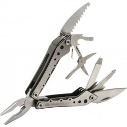Outil multifonctions MiniMulti longueur fermée 75 mm longueur des lames 41 mm acier inoxydable + aluminium TRUE UTILITY