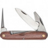 Couteau à câbles longueur 180 mm longueur des lames 75 mm 3 pièce, pliable bois