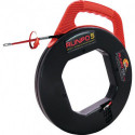 Tire-fils RUNPO 5 L. de ruban 30 m rayon courbure 15 mm D. du câble 5,3 mm RUNPOTEC