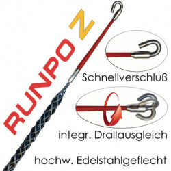 Gaine tire-fils RUNPO Z D. du câble 9-15 mm RUNPOTEC