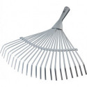 Balai à feuilles largeur de travail 450 mm revêtement poudre argenté sans manche
