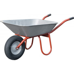 Brouette Carry l.400xD100 mm Roue gonflable jante tôle d’acier et palier plastique CAPITO