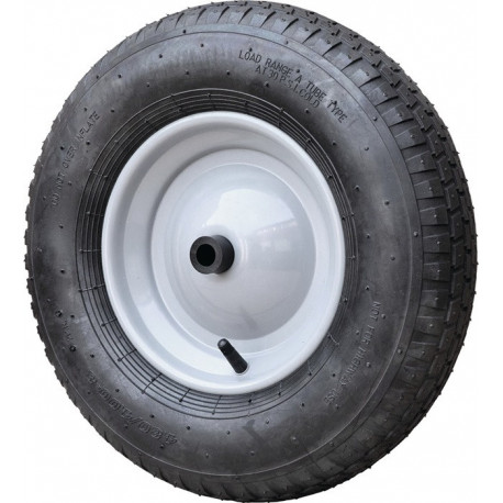 Roue gonflable D. de la roue 400 mm l. roue 100 mm avec axe et palier plast. CAP