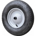 Roue gonflable D. de la roue 400 mm l. roue 100 mm avec axe et palier plast. CAP