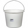Seau de chantier 12 l blanc polypropylène