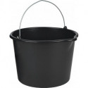 Seau de chantier 20 L avec manchon noir polyéthylène