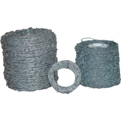 Fil barbelé épaisseur de fil 1,7 mm galvanisé