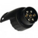 Adaptateur court mini plastique tension de 12 V poids 0,08 kg noir 13 pôles au détail