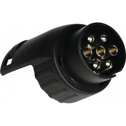 Adaptateur court mini plastique tension de 12 V poids 0,08 kg noir 13 pôles au détail