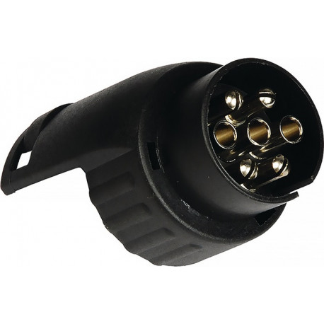 Adaptateur court mini plastique tension de 12 V poids 0,08 kg noir 13 pôles au détail