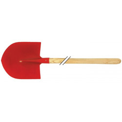 Pelle Francfort taille 5 300 x 270 mm avec manche en frêne avec manche en frêne KRUMPHOLZ