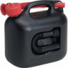 BInton pour carburant Premium contenu 5 l noir 2 tubes verseurs L265xl147xH247 mm