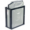 Support pour bidon L. 370 mm l. 185 mm H. 500 mm noir foncé RAL 9005 3,3 kg VALPRO