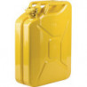 Bidon de carburant 20l Jaune zinc RAL 1018 tôle dacier-L345xB165xH470mm VALPRO