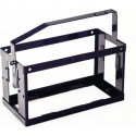 Support pour bidon L. 370 mm l. 185 mm H. 300 mm noir foncé RAL 9005 23 kg VALP