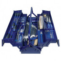Assortiment d'outils 60 pièces dans mallette en plastique incluant détecteur de tension