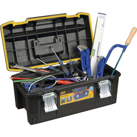 Assortiment d'outils 72 pièces dans coffret en plastique pour chauffage/sanitaire