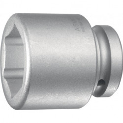 Jeu d'embout de clé à douille forte démult. 750 1 po. 6 pans ouv. de clé 34 mm L. 6
