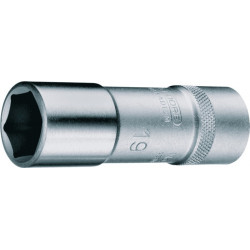 Jeu de clés à douille 19 L 1/2 po. 6 pans ouv. de clé 17 mm longueur 77 mm GEDOR