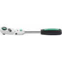 Cliquet articulé 416QR 1/4 po. nombre de dents 80 longueur 170 mm Poignée bicomposant STAHLWILLE