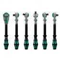 Cliquet pivotant et réversible Zyklop Speed 3/8 po. nombre de dents 72 longueur 199 mm Poignée bicomposant WERA