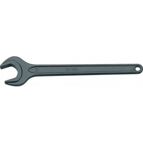 Clé plate simple 894 ouv. de clé 85 mm L. 690 mm gris acier avec trou d’accrocha