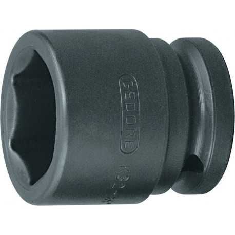 Jeu d'emb.de clé à douille forte démult. K 19 1/2 po. ouv. de clé 10 mm L. 38 mm GEDORE