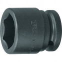 Jeu d'emb.de clé à douille forte démult. K 19 1/2 po. ouv. de clé 10 mm L. 38 mm GEDORE